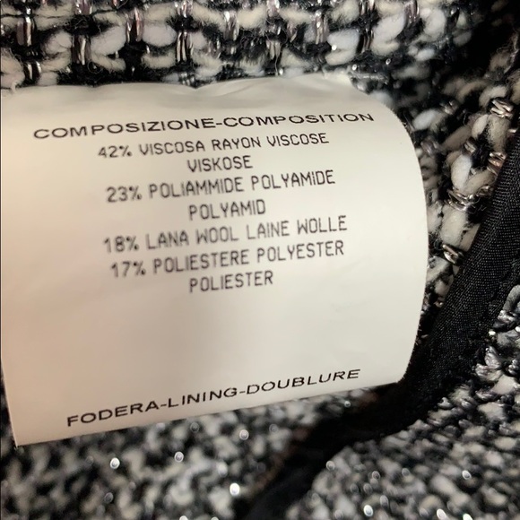 Black and white Yves Saint Laurent Wool Jacket - Picture 15 of 15